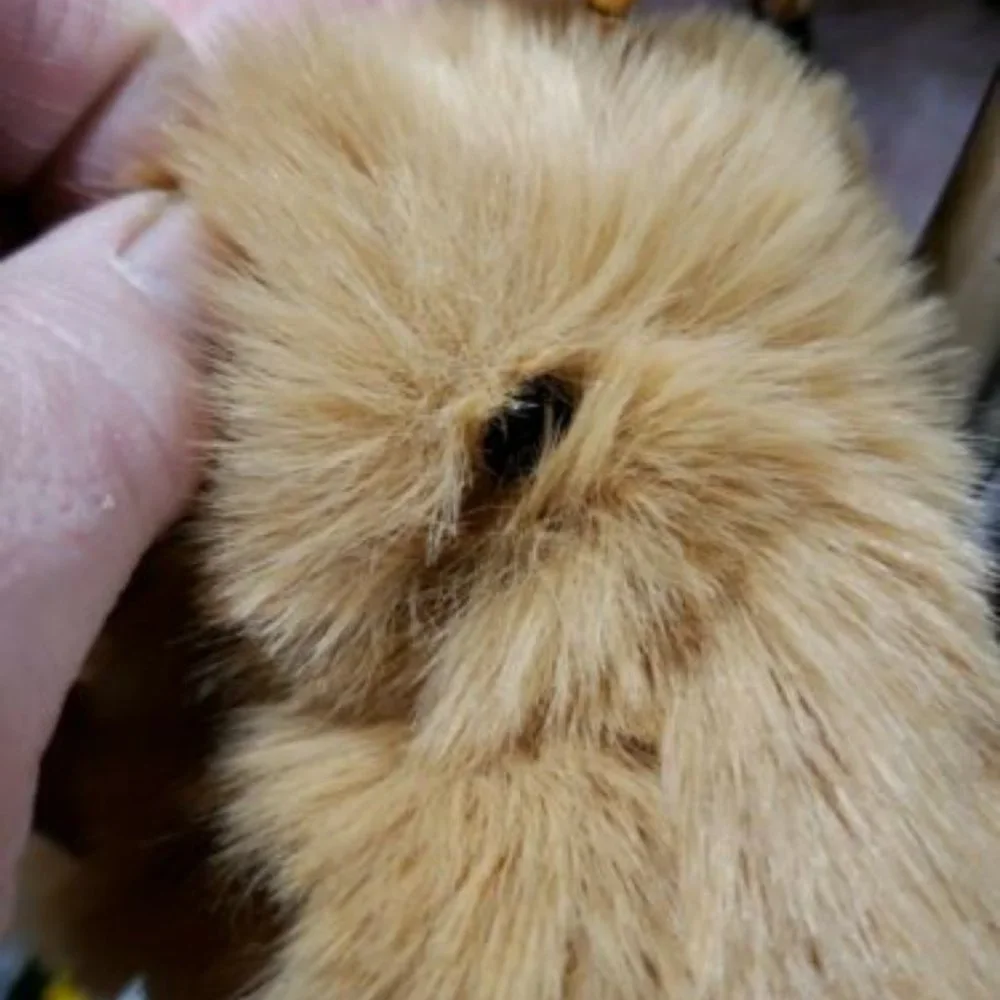 Furry Bunny Rabbit Plush Keychain - Picture 9 of 11